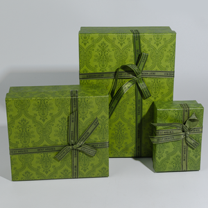 Đẹp biểu tượng tùy chỉnh Ribbon Hộp Quà Tặng Màu Đỏ Mỹ phẩm thực phẩm đồ trang sức ngăn kéo sinh thái thân thiện bán buôn sóng Quà Tặng Bao bì hộp - Product Image 1