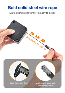 Silent <b>Door</b> Closer Adjustable Wire Automatic Punch Free for Anti-theft Multifunctional Pulldoor - Product Image 3
