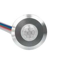 Sistema de Control de Iluminación Inteligente para Escaleras con 20 Tiras LED Automáticas, 400W DC12V-DC24V, Interruptor Manual