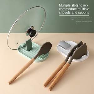 Collection Originale : Support de rangement pour couvercles de casseroles, spatules, cuillères à soupe et baguettes, pour comptoir de cuisine, vente en gros - Product Image 3