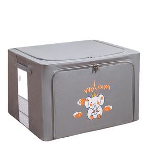 Contenedores Oxford plegables para almacenamiento de ropa, bolsas organizadoras, contenedor con marco de acero - Product Image 1