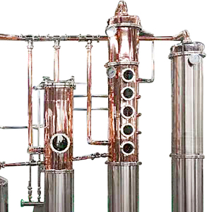 Máquina de destilación de cobre TEKBREW, 200L, 300L, 500L, equipo de destilación, <span class=keywords><strong>whisky</strong></span>, vino, ginebra, vodka, brandy, olla, destilador de alcohol para el hogar - Product Image 4