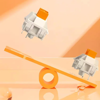 Code de jeu TTC Flame Orange Switch, mot de passe HIFI, interrupteur mécanique pour clavier Axis