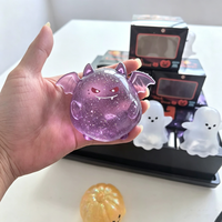 Jouet anti-stress à presser et libérer en forme de fantôme, démon, citrouille d'Halloween, en forme de bonbon, pour la décompression et la préhension, coffret cadeau en matériau PUTPR