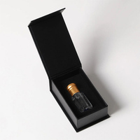 Boîte en Papier Personnalisée pour Attar de Parfum Oud avec Éponge pour Flacon Compte-Gouttes d'Huile Essentielle – Emballage Boîte de Parfum Arabe Design Gratuit