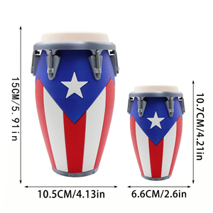 Hucha con forma de tambor <span class=keywords><strong>conga</strong></span>, estilo baile de <span class=keywords><strong>conga</strong></span>, adorno decorativo de escritorio, OEM ODM - Product Image 6