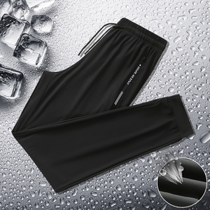 <span class=keywords><strong>Pantaloni</strong></span> Casual Estivi di Alta Qualità per Uomo in Seta Ghiaccio, Asciugatura Rapida, Taglie Grandi (4XL <span class=keywords><strong>3XL</strong></span> 2XL) - Product Image 2