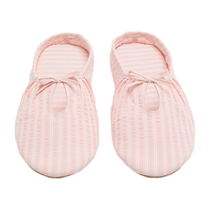 Ciabatte da donna portatili in EVA, stile giapponese a punta chiusa, leggere, antiscivolo, comode, con dettaglio a fiocco, per uso domestico - Product Image 1