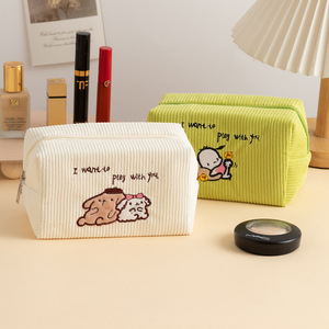 Lindo dibujos animados Merlot Kulomipacha gran capacidad impermeable lápiz caso moda perro <span class=keywords><strong>PANA</strong></span> bolsa de cosméticos para niñas - Product Image 4