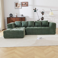 Vakuumkomprimiertes Sofa vom OEM-Hersteller, Luxuriöses Cloud-Sofa als Modulares Ecksofa, ODM Knochenloses L-förmiges Schlafsofa in einer Box