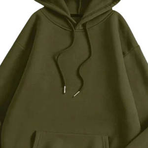 Sweat à capuche unisexe pour homme en gros, sweat à capuche à épaules tombantes d'hiver, tissé en polyester et coton, écologique, streetwear décontracté pour homme - Product Image 2