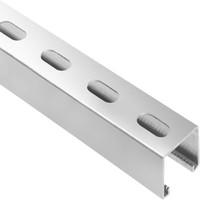 Rails en acier galvanisé à chaud économiques pour supports photovoltaïques de fermes solaires à montage au sol
