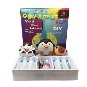 Kit de fabrication de slime DIY, jouets éducatifs créatifs, colle et activateur pour enfants, ensemble de slime DIY avec jouets moelleux - Product Image 5