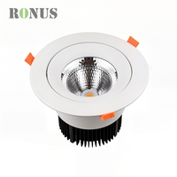 Spot encastré LED COB pour entrepôt, haute luminosité, 60W, éclairage encastré au plafond