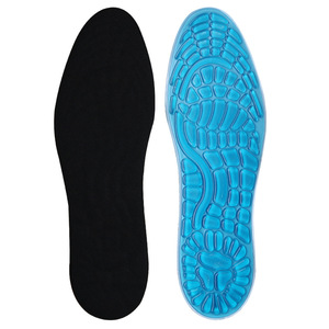 Semelles de massage en gel absorbant les chocs en silicone pour le sport Semelles de <span class=keywords><strong>pied</strong></span> de haute qualité antistatiques Semelles de chaussures souples et confortables - Product Image 1