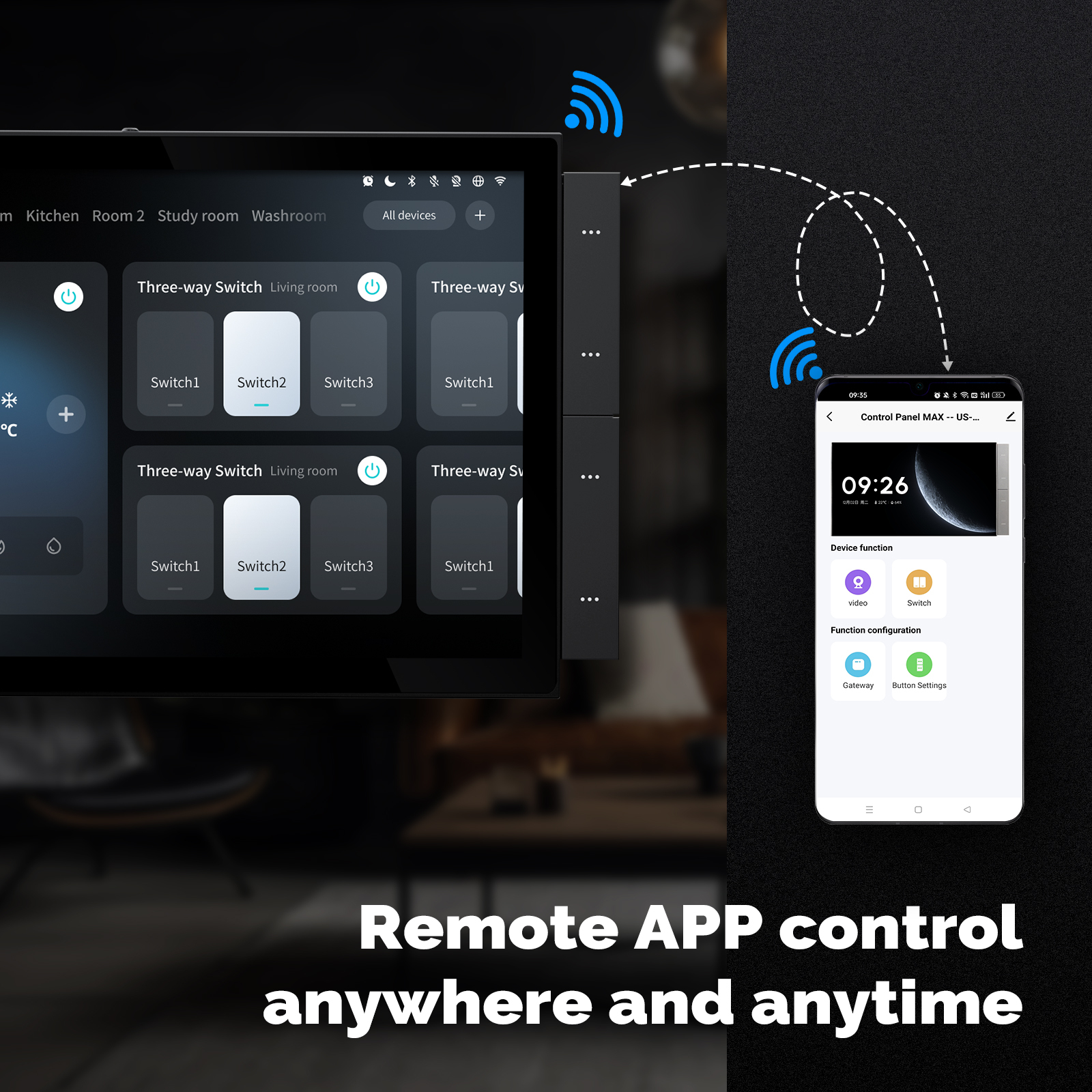 MOES Tuya Central Control Panel 10 Inch Smart Home System All in One Automation Wifi Zigbee Blue Tooth Gateway Built in · image 3