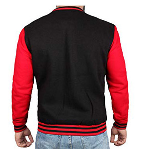 Formula1 Industries Pakistan Made 100% <b>Wool</b> Fleece Men's Varsity Jacket B Letter Waterproof & Windproof - Product Image 4