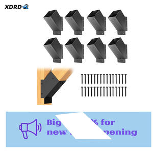 Chinese Manufacturer Wholesale Price Durable Powder Coated Customizable Color Outdoor Waterproof Pergola <strong>Bracket</strong> Kit - Product Image 1