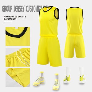 Vente en gros usine : Tenue de basketball unisexe pour adultes en terylène, couleur unie, pour entraînement et match, toutes saisons, personnalisable - Product Image 2