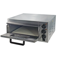 Professionele bakkerij pizzeria huishoudelijke industriële draagbare elektrische commerciële stenen pizzaoven