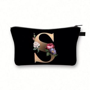 Nouvelle conception, trousse de maquillage en polyester imperméable personnalisée, fermeture éclair, poche intérieure zippée, trousse de toilette cosmétique très vendue - Product Image 1