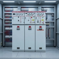 Armoire de distribution extérieure antidéflagrante moyenne et haute tension AC 200A en acier et aluminium, panneau de commande 10kV, IP67