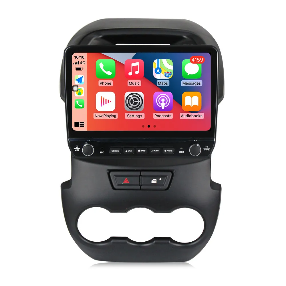 Автомобильный монитор Prelingcar для Ford Ranger 2011-2014 лет, Android, 12 дюймов, карплей, DSP RDS, GPS, встроенный радио, dvd-плеер, 5,1 Hi-Fi