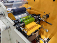 Imprimante d'étiquettes de vêtement en plastique BOPP 6 couleurs PET Impression d'étiquettes flexo Machine d'impression d'étiquettes de soins flexographiques
