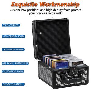Boîte de rangement pour cartes gradées 2 rangées, compatible avec les cartes PSA/BGS/CSG/FGS |   Cadeau pour les collectionneurs de cartes de sport, TCG, MTG - Product Image 1