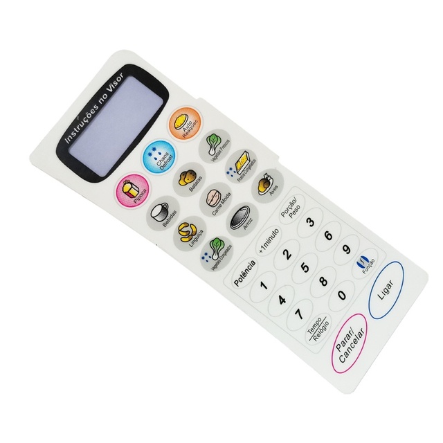 Microwave Oven Fashion Overlay Membrane Switch Keypad/Keyboard