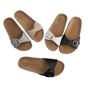 Zapatillas de casa de microfibra EVA para mujer, sandalias de Pu de serpiente, calzado de poliester, para exteriores, Color personalizado - Product Image 1