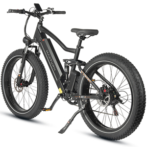 Bicicleta Urbana de 7 Velocidades con Motor sin Escobillas en el Buje Trasero, Batería de Litio de 48V 13Ah, Cuadro de Aleación de Aluminio y Neumáticos Anchos para Nieve 26*4 (Envío desde Almacén en la UE) - Product Image 2