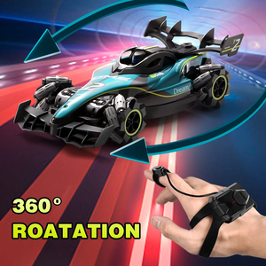 4DRC Y2 Coche RC de Alta Velocidad con Control por Reloj, Simulación de Pulverización, 4WD, Acrobacias y Derrapes, Coche de Carreras de <span class=keywords><strong>Fórmula</strong></span> <span class=keywords><strong>1</strong></span>/12 con Control Remoto, Sonido y Luces - Product Image 3