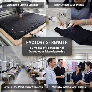 Conjunto Deportivo de Yoga de 3 Piezas para <span class=keywords><strong>Mujer</strong></span> Adulta, Manga Corta, <span class=keywords><strong>Pantalones</strong></span> Harem Deportivos de Poliéster Personalizados al por Mayor, Chaqueta Cómoda - Product Image 5