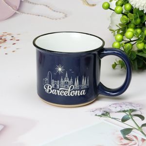 Fabricante proveedor <span class=keywords><strong>Barcelona</strong></span> recuerdo personalizado impresión diseño cerámica <span class=keywords><strong>Barcelona</strong></span> personalizado recuerdo regalo taza - Product Image 6