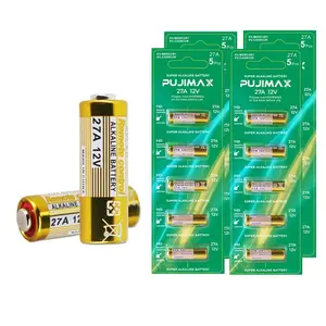 PUJIMAX通用20pcs 27a碱性电池组车辆防盗装置无线门铃12v电池儿童汽车电池