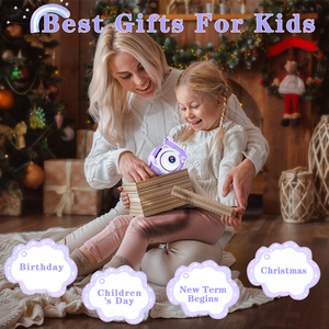 Appareil photo pour enfants 1080P HD Mini & Jouet photo avec écran de 2 pouces pour garçons et filles Petit ange Cadeau <span class=keywords><strong>d</strong></span>'<span class=keywords><strong>anniversaire</strong></span> Appareil photo pour enfants - Product Image 4