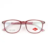 オンラインレッドTR90アジアンフィットアイウェアデザイナー女性抗放射線眼鏡最新の安い人工眼鏡スペックフレーム