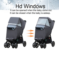Housse de protection contre la pluie pour poussette pour bébé Housse de protection contre la pluie pour cadeau de fantaisie