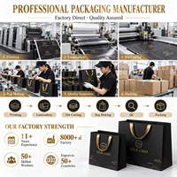 Sacs en papier personnalisés avec impression de votre propre logo, boîtes d'emballage pour biscuits SF Food, emballages pour biscuits pour petites entreprises, papier cadeau