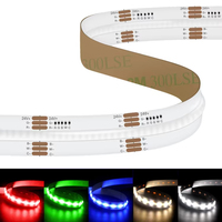 Bande lumineuse LED intelligente COB dimmable RGBWC RGBCCT haute luminosité 5M/Set 24V 849LED/M 12mm