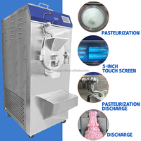 Machine à glace et à gelato multifonctionnelle 2 en 1, pasteurisateur et congélateur par lots 60L/H pour boulangerie