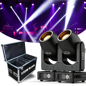 Mini 230W 7R Sharpy Beam Moving Head <strong>Light</strong> LED Halo Ring RGBW Zoom Gobos 2 Prism DMX512 IP20 Wedding Club Disco DJ <strong>Stage</strong> <strong>Lights</strong> - Product Image 1