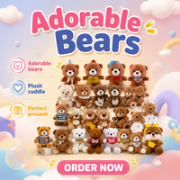 Vente directe usine : Adorable ours en peluche blanc doux de 24 cm avec cœur rouge, prix de jeu pour machine à griffes et jeux d'arcade