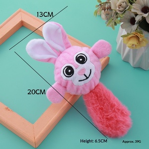 Jouet en peluche écologique pour animaux de compagnie, jouet sonore, résistant aux morsures, balle qui couine, jouet à mâcher pour chien et chat, nettoyage des dents, fournitures interactives pour animaux de compagnie - Product Image 5