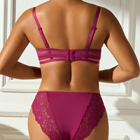 Conjuntos de Sujetador Push-Up BINNYS, Sujetador con Aros y Braguita para Mujer, Conjunto de Sujetador y Braguita de Copa 3/4 para Mujer