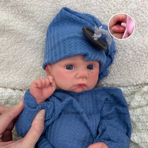 Personalizable arte moda muñecas recién nacido y niño pequeño silicona bebé boca abierta niños para adopción o colección - Product Image 1