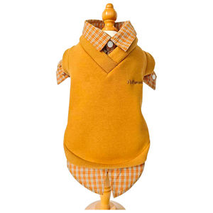Özelleştirilmiş köpek giyim ve yelek çok renkli klasik Pet giyim ilkbahar sonbahar yeni stil ceket gömlek köpek yelek sevimli kedi bez - Product Image 5