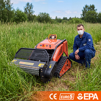 Équipement de maintenance agricole et forestière télécommandé, à moteur diesel, pour agents industriels, adapté à tous les terrains et pentes