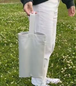 กระเป๋าโท้ทสายเดี่ยวที่ทนทานพิมพ์แบบกำหนดเองน้ำหนักเบาและนำกลับมาใช้ใหม่ได้เหมาะสำหรับการช้อปปิ้งหรือใช้ในชีวิตประจำวัน - Product Image 5